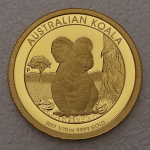 Goldmünze 1/10oz "Koala" 2017 (Australien) - Hauptansicht
