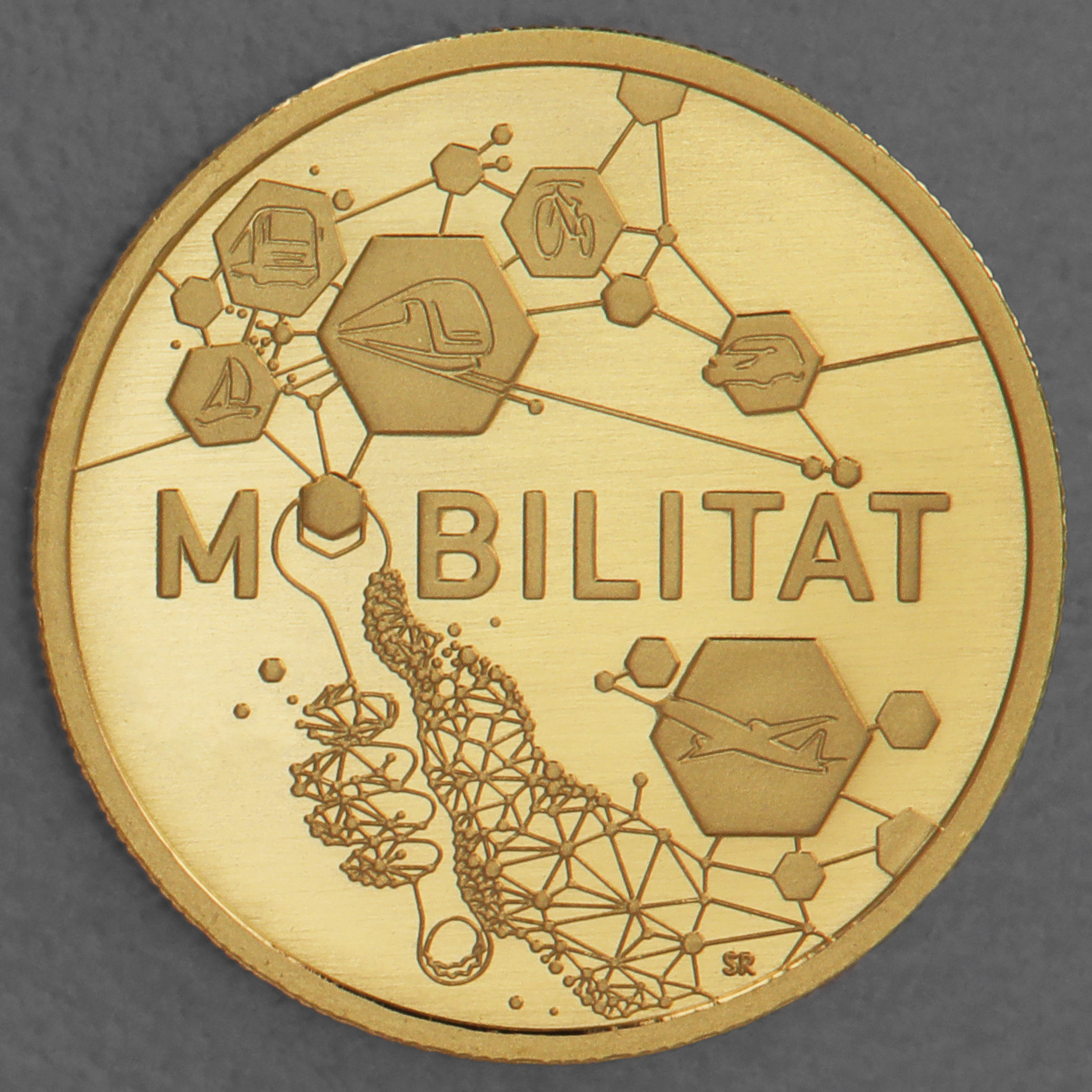 Goldmünze 50 Euro "Mobilität" 2024 Deutsches Handwerk (Deutschland) - Hauptansicht