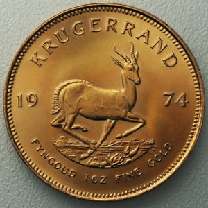 Goldmünze 1oz "Krügerrand" 1974 (Südafrika) - Hauptansicht