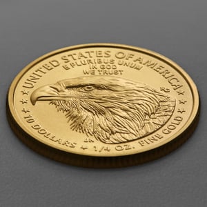 Goldmünze 1/4oz "American Eagle" aktueller Jahrgang (USA) - Miniaturansicht 3