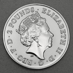 Silbermünze 1oz "Little John" 2022 (vergoldet) Myths and Legends (Großbritannien) - Miniaturansicht 2