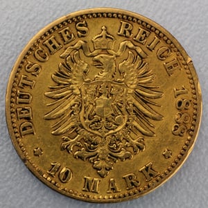 Goldmünze 10 Mark "Otto" 1888-D J.198 (Bayern) - Miniaturansicht 2