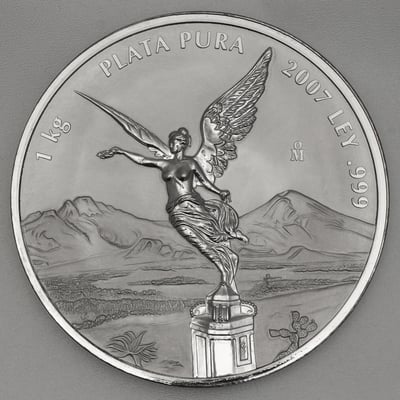 Silbermünze 1kg "Libertad" 2007 (Mexiko) - Hauptansicht