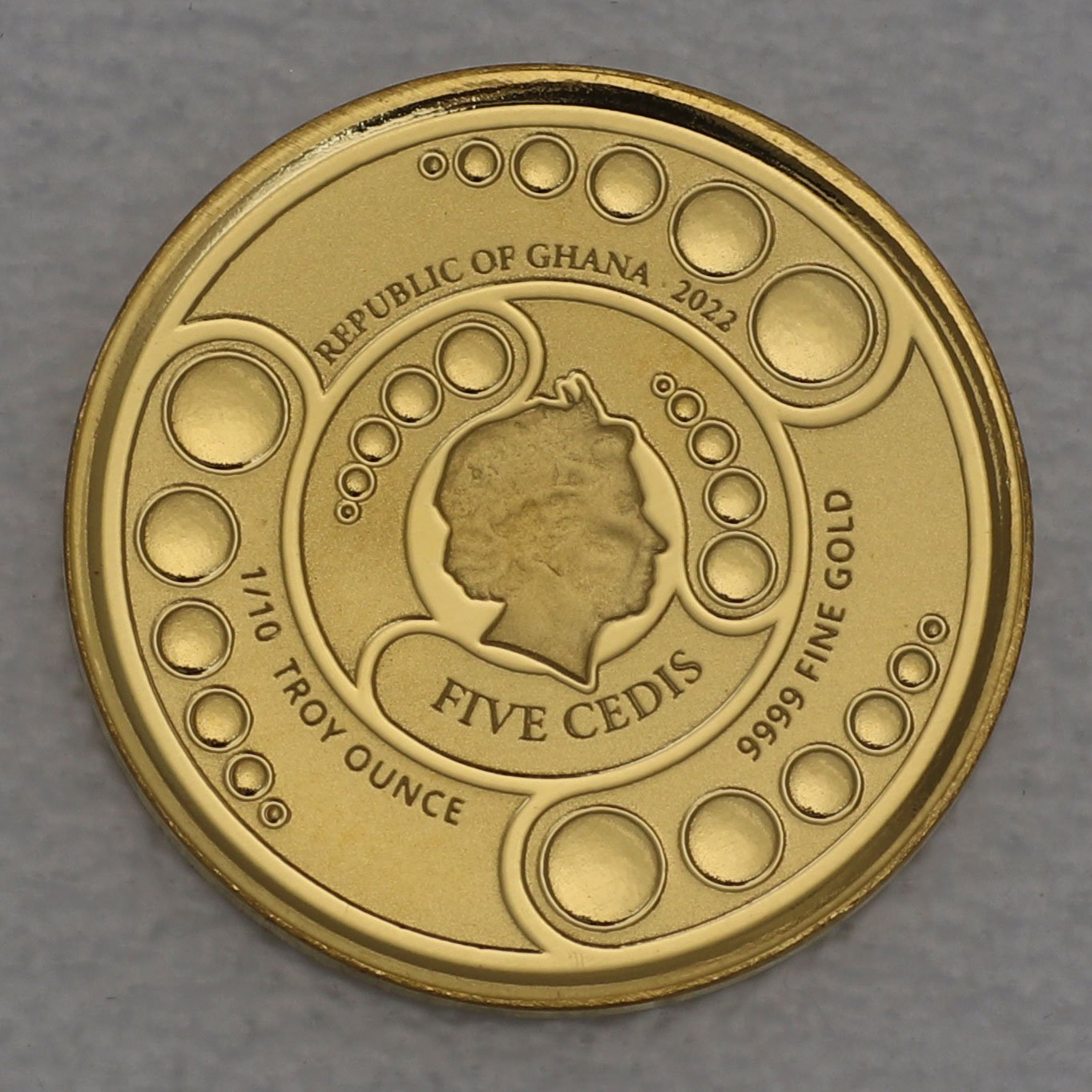 Goldmünze 1/10oz "Alien" 2022 (Ghana) - Detailansicht 1