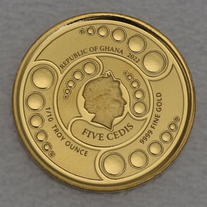 Goldmünze 1/10oz "Alien" 2022 (Ghana) - Miniaturansicht 2