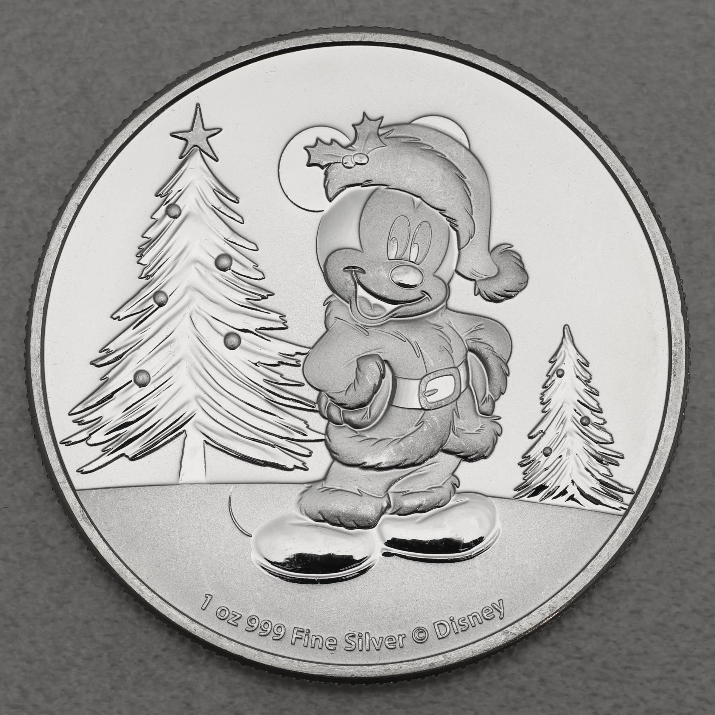Silbermünze 1oz "Mickey Mouse Christmas" 2019 Disney (Niue) - Hauptansicht