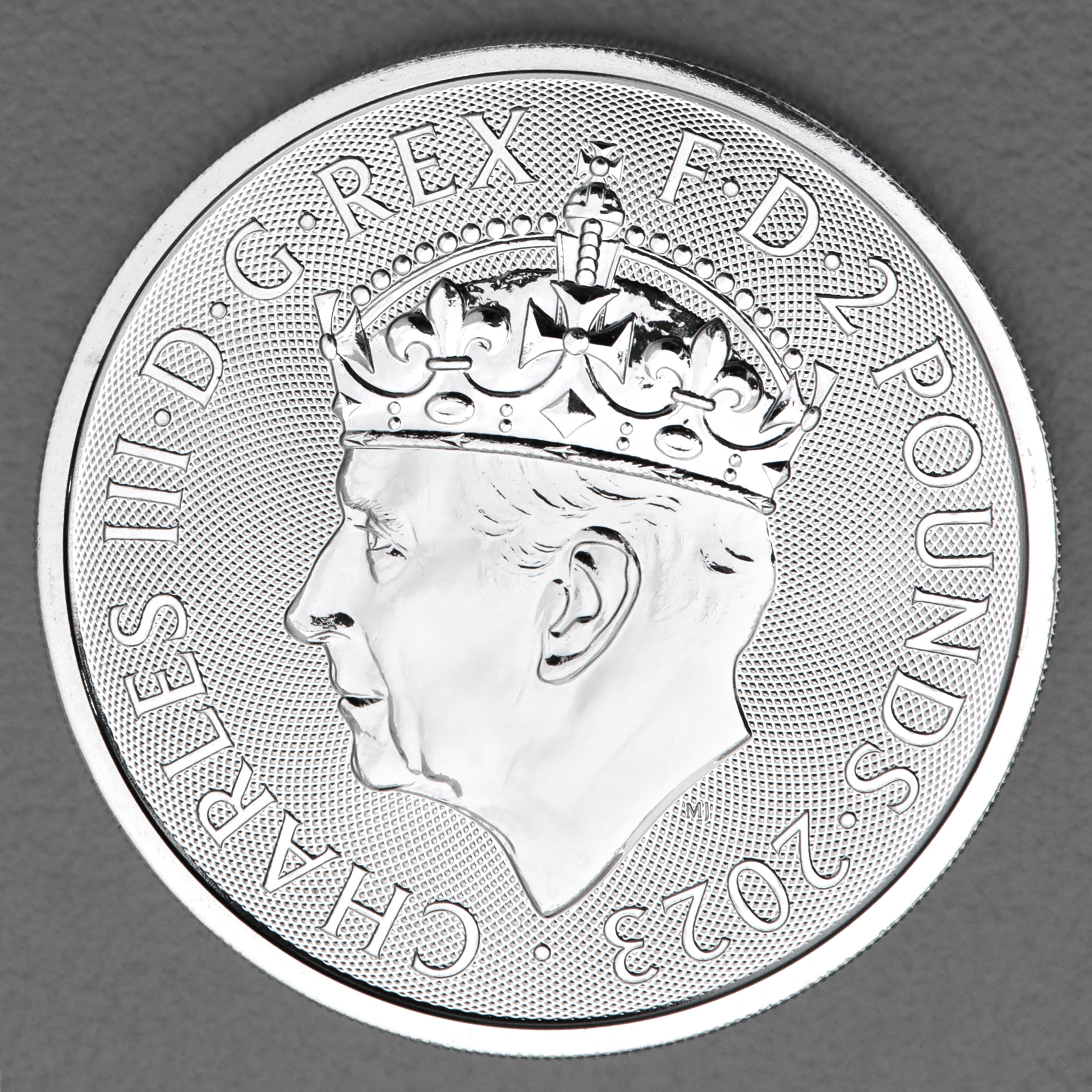 Silbermünze 1oz "Coronation Charles III." 2023 Coronation Coin 19% (Großbritannien) - Detailansicht 1