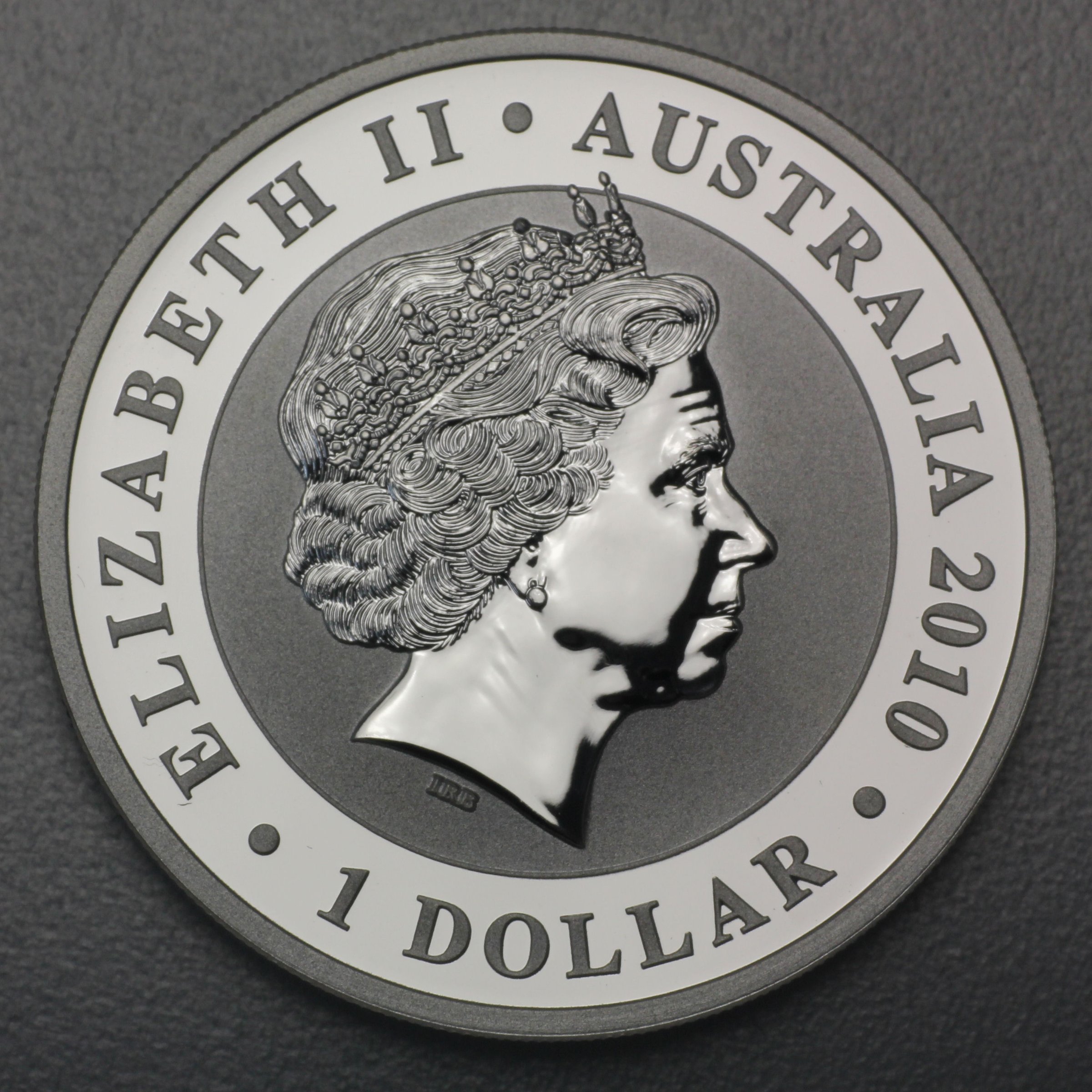 Silbermünze 1oz "Koala" 2010 (vergoldet) (Australien) - Detailansicht 1