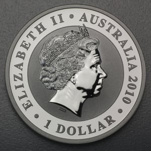 Silbermünze 1oz "Koala" 2010 (vergoldet) (Australien) - Miniaturansicht 2