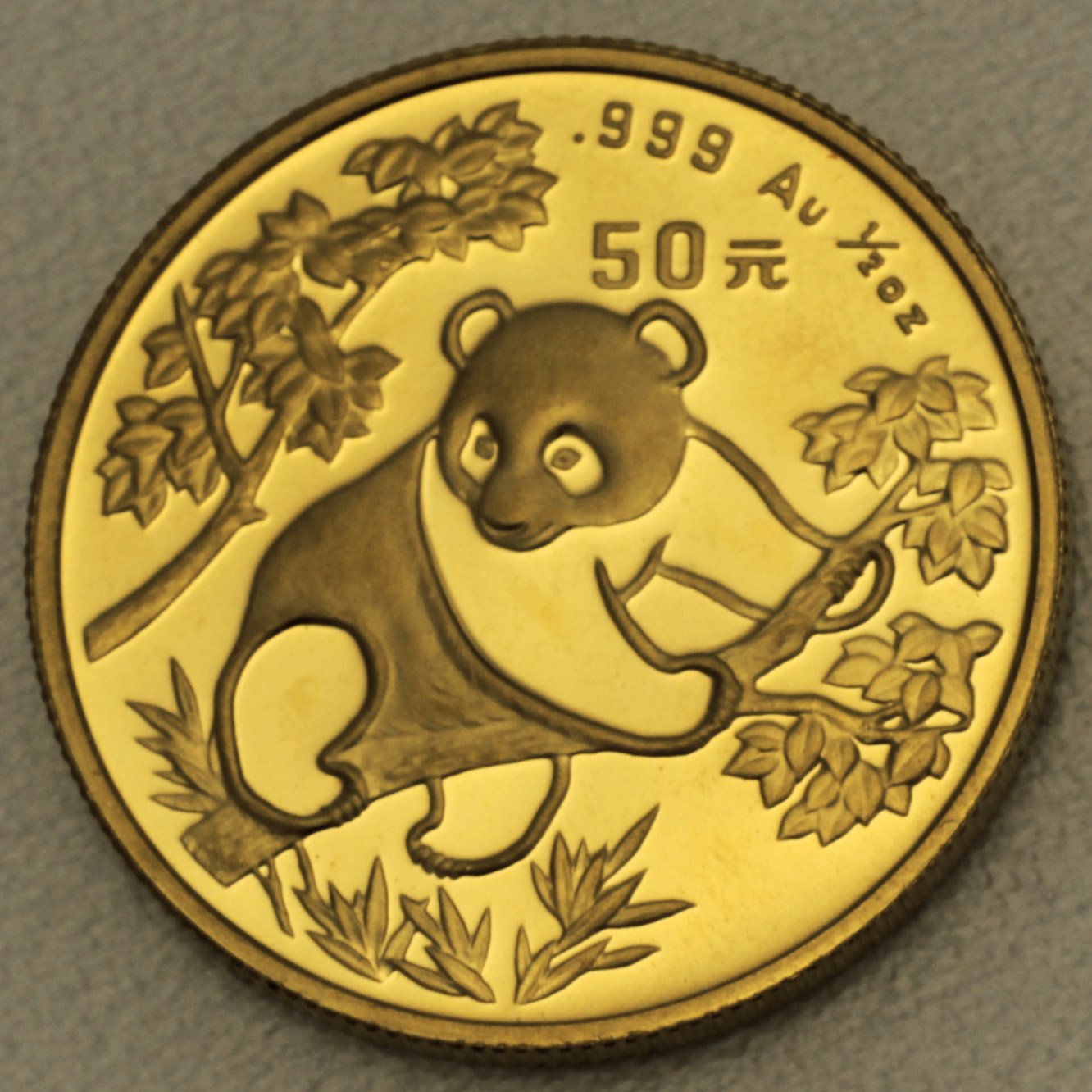 Goldmünze 1/2oz "Panda" 1992 (China) - Hauptansicht
