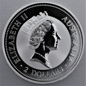 Silbermünze 2oz "Kookaburra" 1997 (Australien) - Miniaturansicht 2