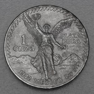 Silbermünze 1oz "Libertad" 1982 (Mexiko) - Miniaturansicht 1