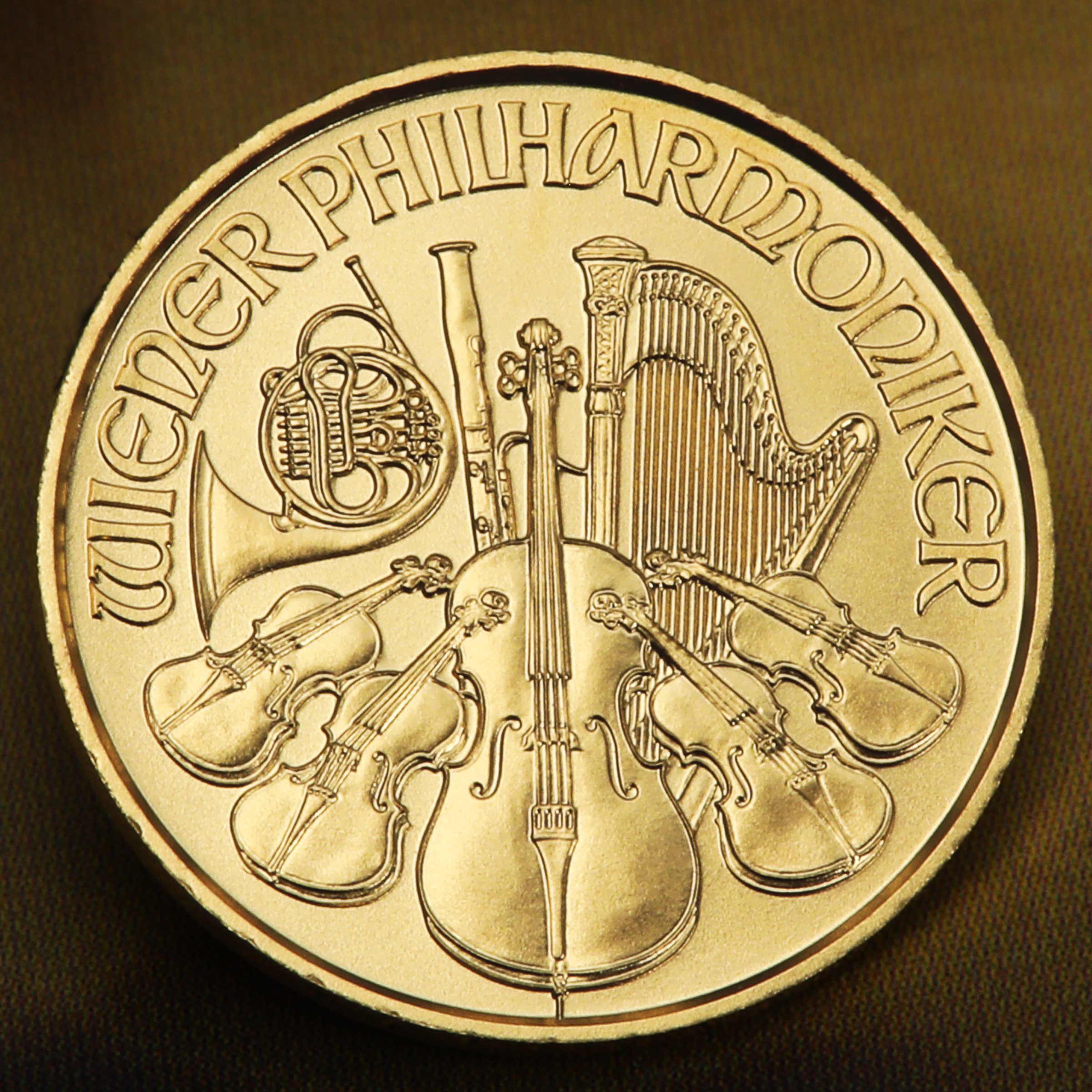 Goldmünze 1/10oz "Wiener Philharmoniker" aktueller Jahrgang (Österreich) - Detailansicht 4