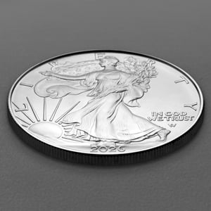 Silbermünze 1oz "American Eagle" aktueller Jahrgang (USA) 19% - Miniaturansicht 4