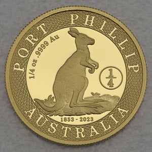 Goldmünzen "Port Phillip Pattern" 2023 Set – 4-teilig 170. Jubiläum (Australien) - Miniaturansicht 8