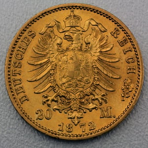 Goldmünze 20 Mark "Wilhelm I." (Preußen) - Miniaturansicht 2