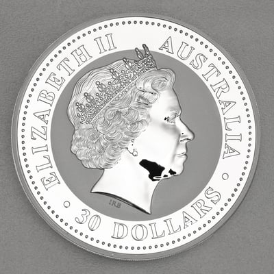 Silbermünze 1kg "Kookaburra" 2013 (Australien) - Miniaturansicht 2