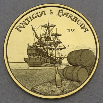 Goldmünze 1oz "Rum Runner" 2018 Eastern Caribbean 8 (Antigua und Barbuda) - Miniaturansicht 1