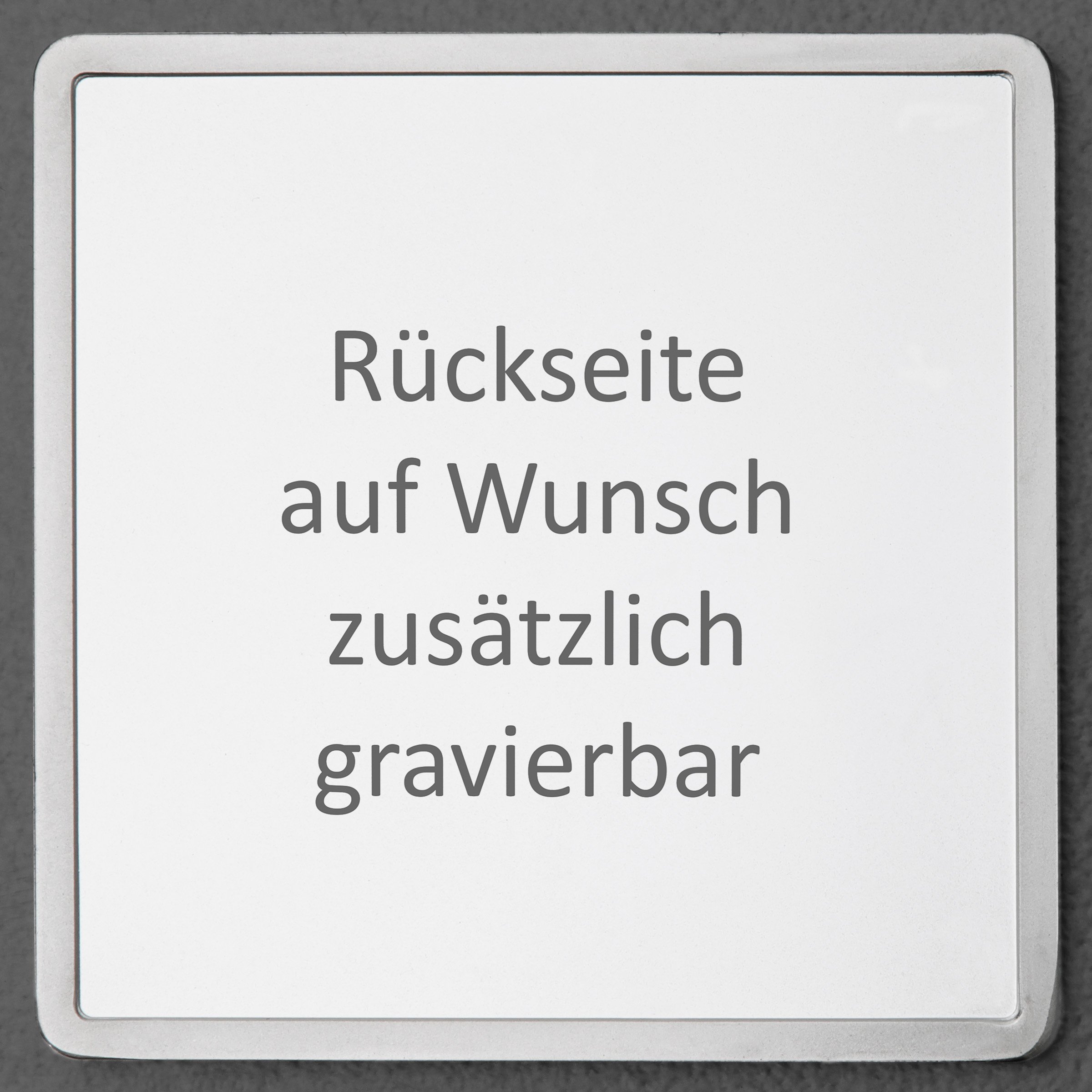 Silberbarren 1oz "Alles Gute" quadratisch (koloriert) Ottifanten - Detailansicht 2