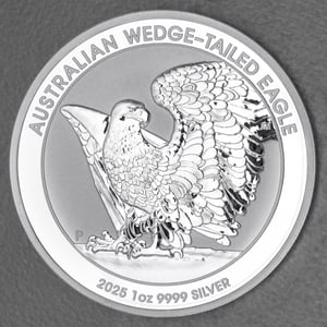 Silbermünze 1oz "Wedge-tailed Eagle" 2025 19% (Australien) - Miniaturansicht 1