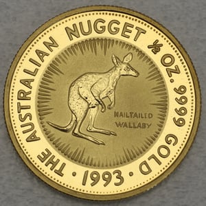 Goldmünze 1/2oz "Känguru" 1993 Australian Nugget (Australien) - Hauptansicht