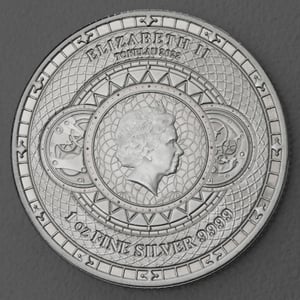 Silbermünze 1oz "Chronos" 2022 diff. (Tokelau) - Miniaturansicht 2