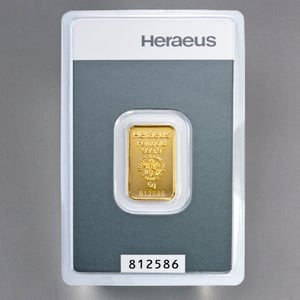 Goldbarren 5g "Kinebar" HERAEUS - Hauptansicht