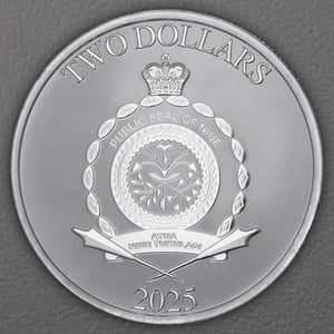 Silbermünze 1oz "Captain America vs. Thanos" 2025 Marvel (Niue) - Miniaturansicht 2