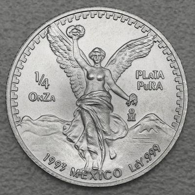 Silbermünze 1/4oz "Libertad" 1993 (Mexiko) - Miniaturansicht 1