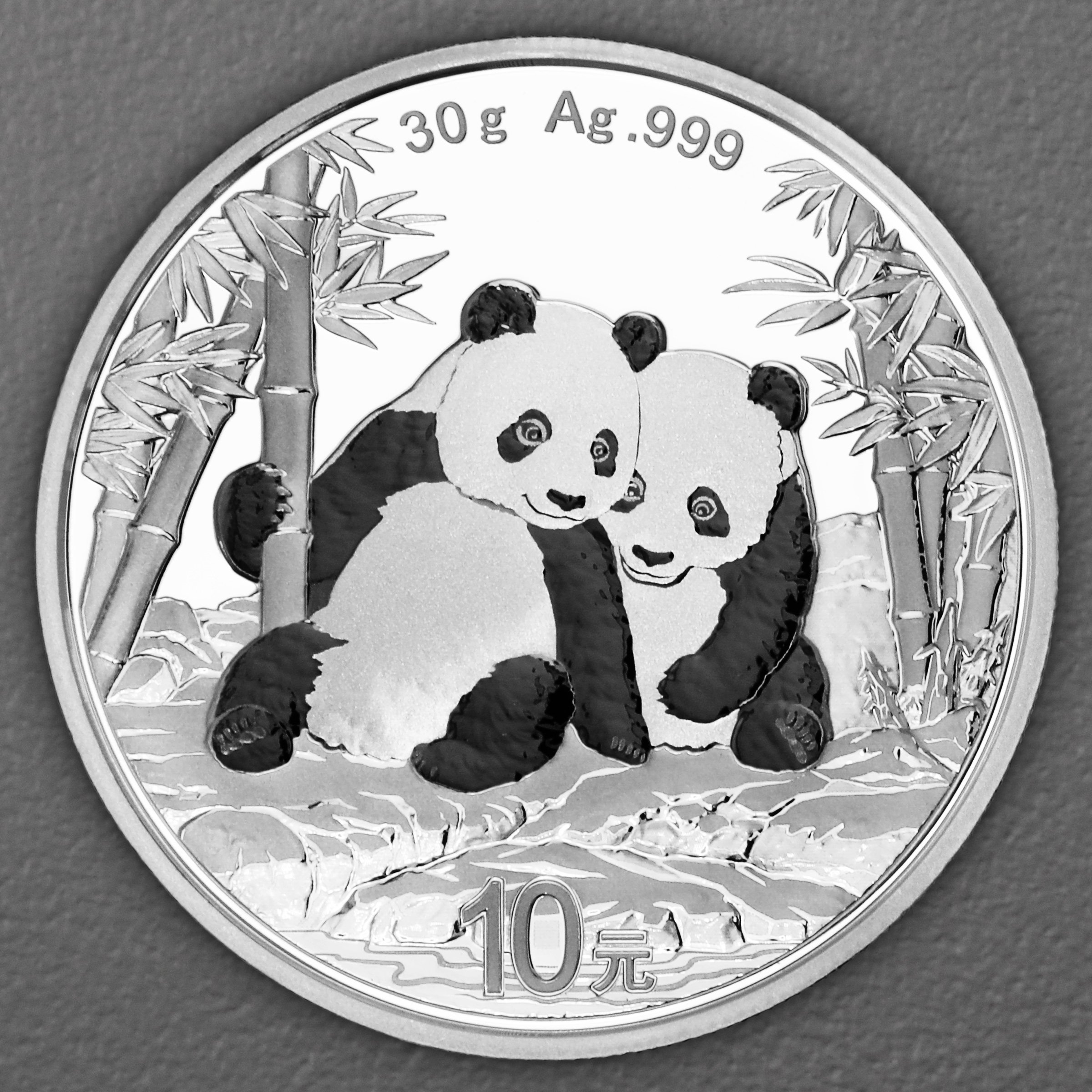 Silbermünze 30g "Panda" 2026 19% (China) - Hauptansicht