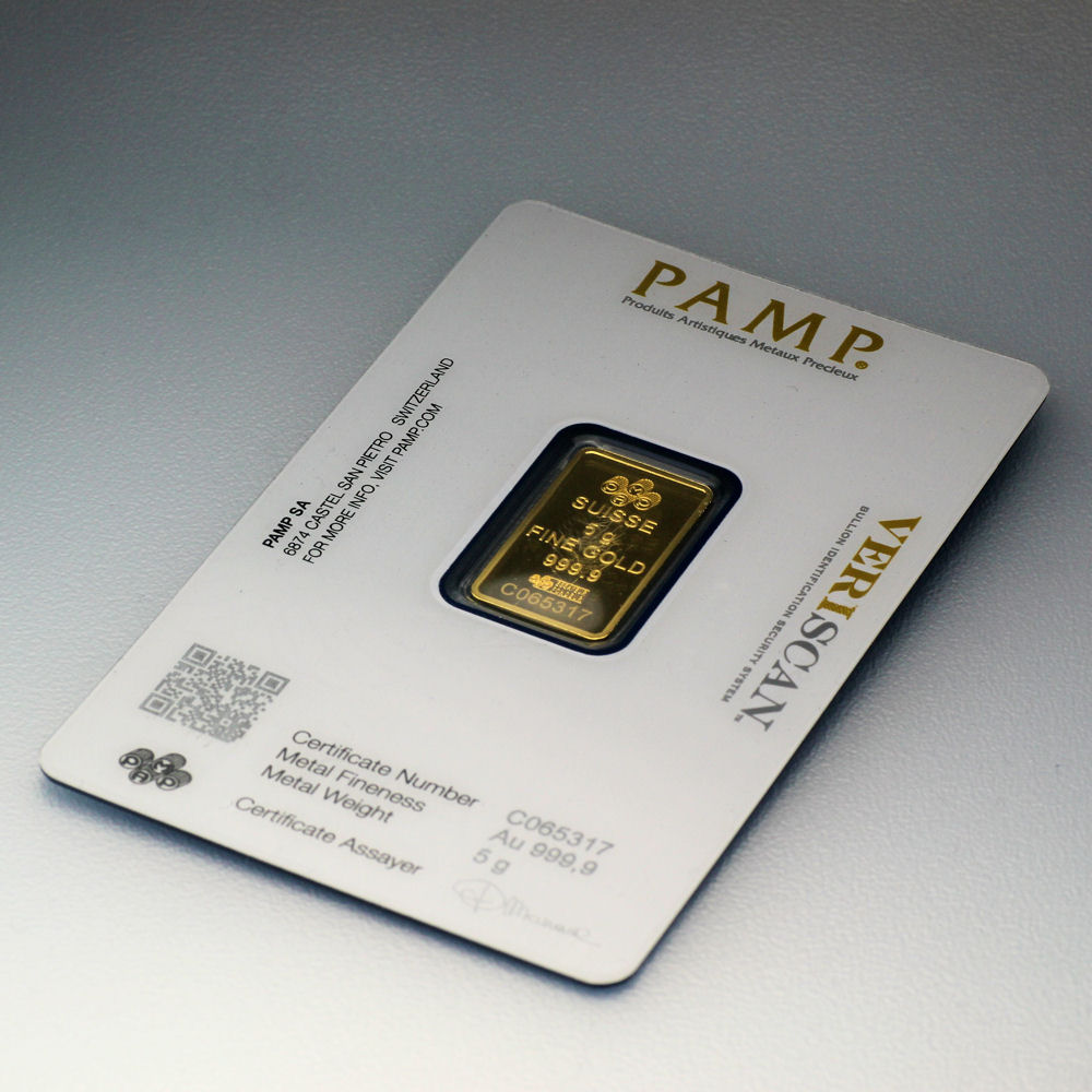 Goldbarren (25x 5g) "Fortuna" PAMP, Masterbox - Detailansicht 3