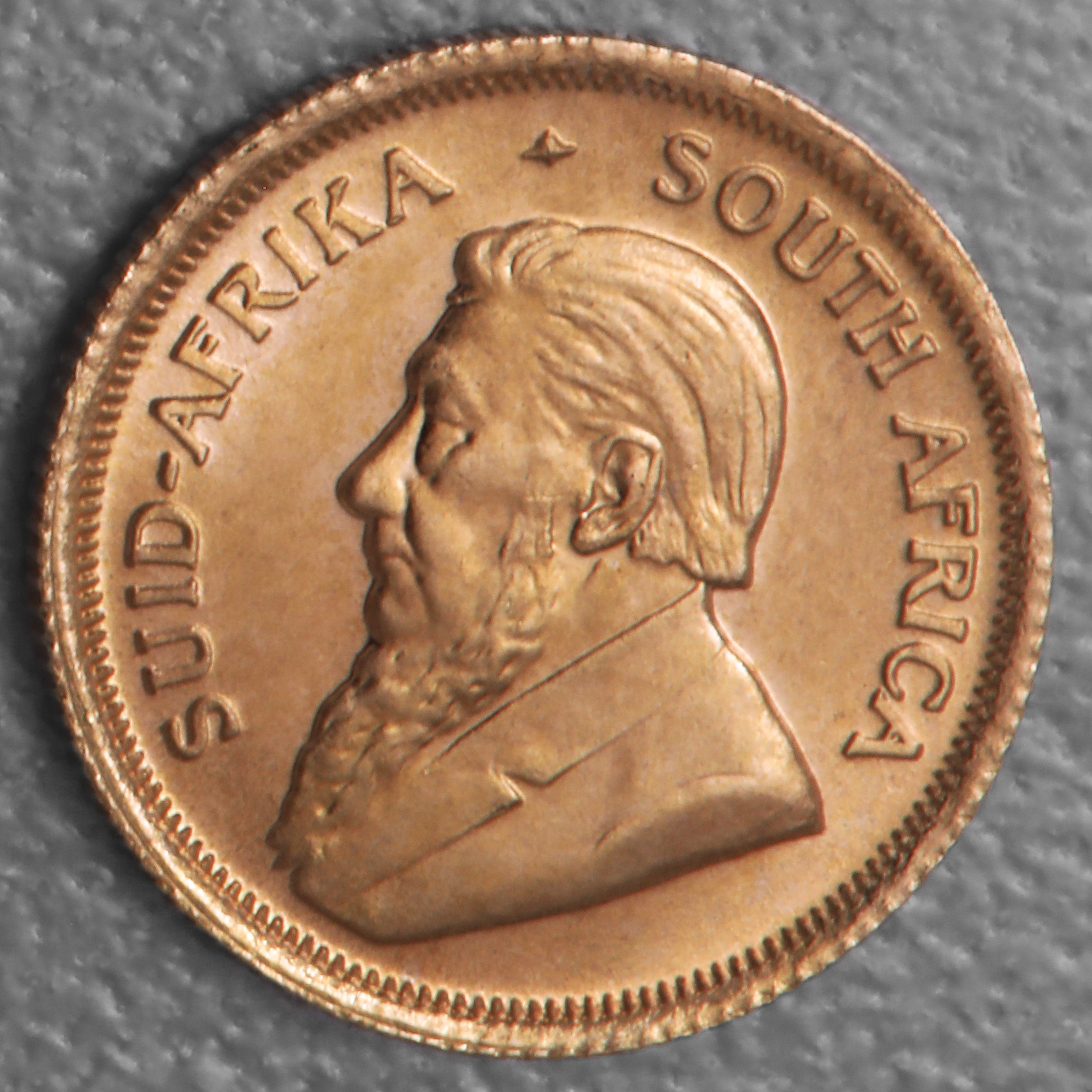 Goldmünze 1/10oz "Krügerrand" 1987 (Südafrika) - Detailansicht 1