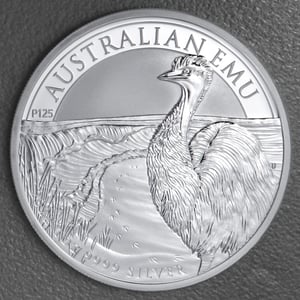 Silbermünze 1oz "Emu" 2024 (Australien) - Miniaturansicht 1