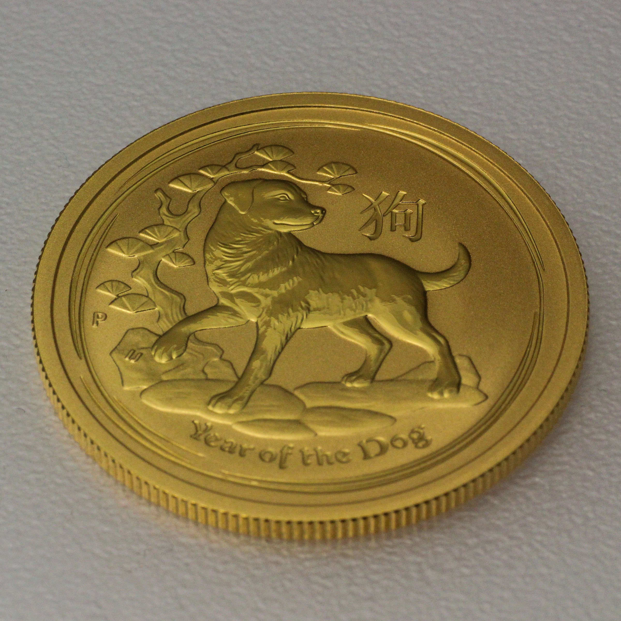 Goldmünze 1oz "Hund" 2018 Lunar II – Year of the Dog (Australien) - Detailansicht 1