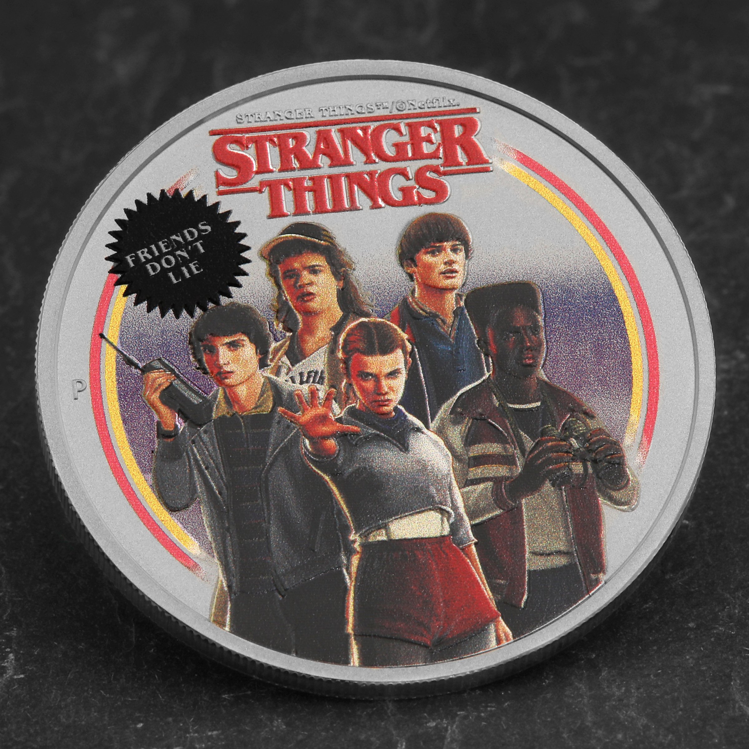 Silbermünze 1oz "Friends don t lie" 2026 (koloriert) Stranger Things (Tuvalu) - Detailansicht 5