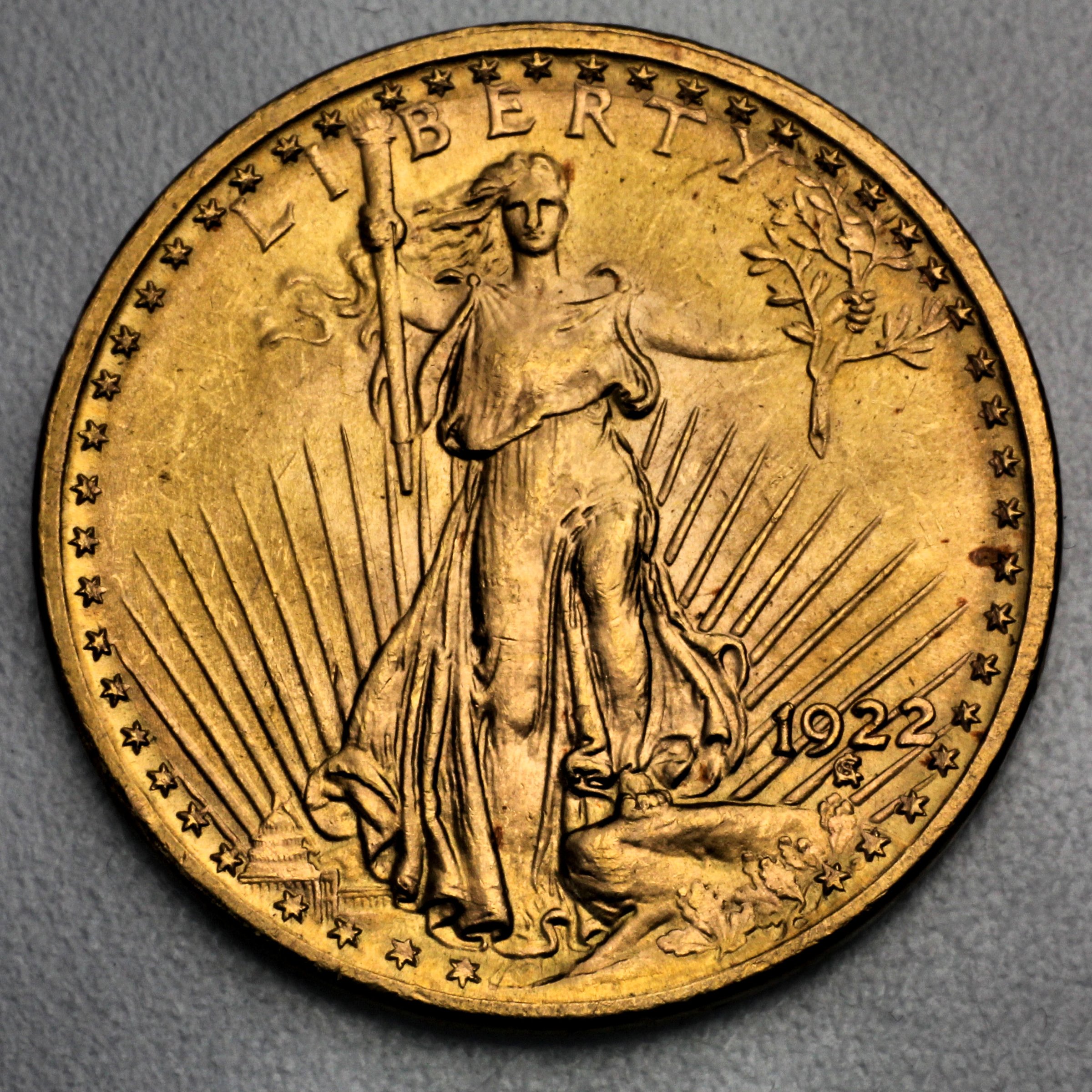 Goldmünze 20 Dollar "St. Gaudens-Double Eagle" (USA) - Hauptansicht