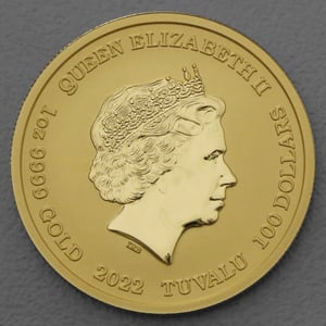 Goldmünze 1oz "Aphrodite" 2022 Gods of Olympus (Tuvalu) - Miniaturansicht 2