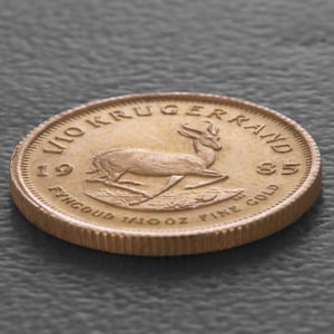 Goldmünze 1/10oz "Krügerrand" 1985 (Südafrika) - Miniaturansicht 3