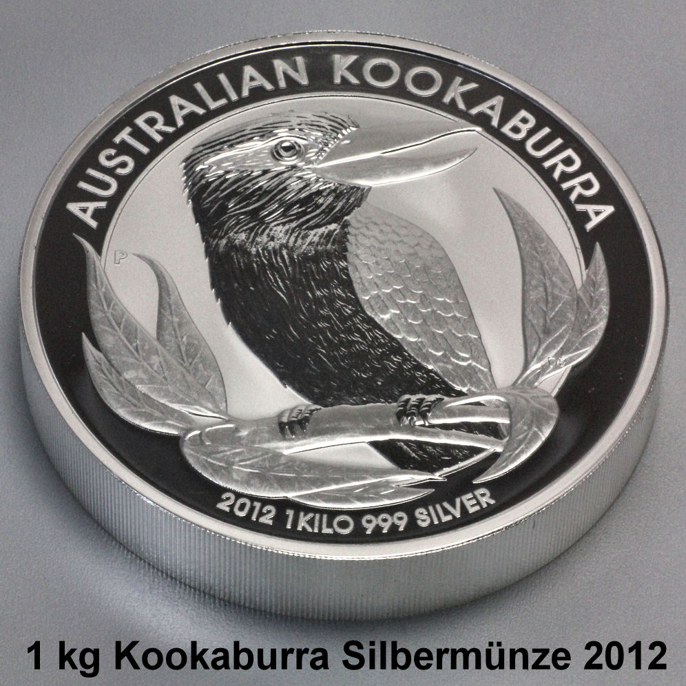 Silbermünze 1kg "Kookaburra" 2012 (Australien) - Detailansicht 1