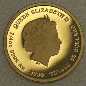 Goldmünze 1/4oz "John Wayne" 2020 (PP) (Tuvalu) - Miniaturansicht 2