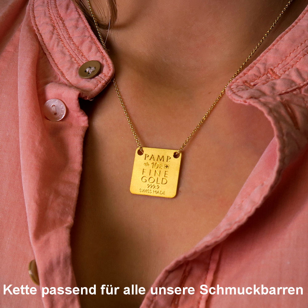 Goldkette 585er/45 cm "Anker-Form" (14 kt GG) - Detailansicht 5