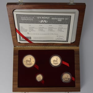 Goldmünzen 4 x "Krügerrand" 2001 (PP) Prestige Set – 4-teilig (Südafrika) - Hauptansicht