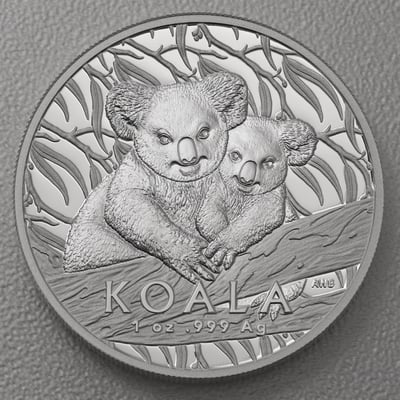 Silbermünze 1oz "Koala" 2025 (PP/HR) Royal Australian Mint (Australien) - Hauptansicht