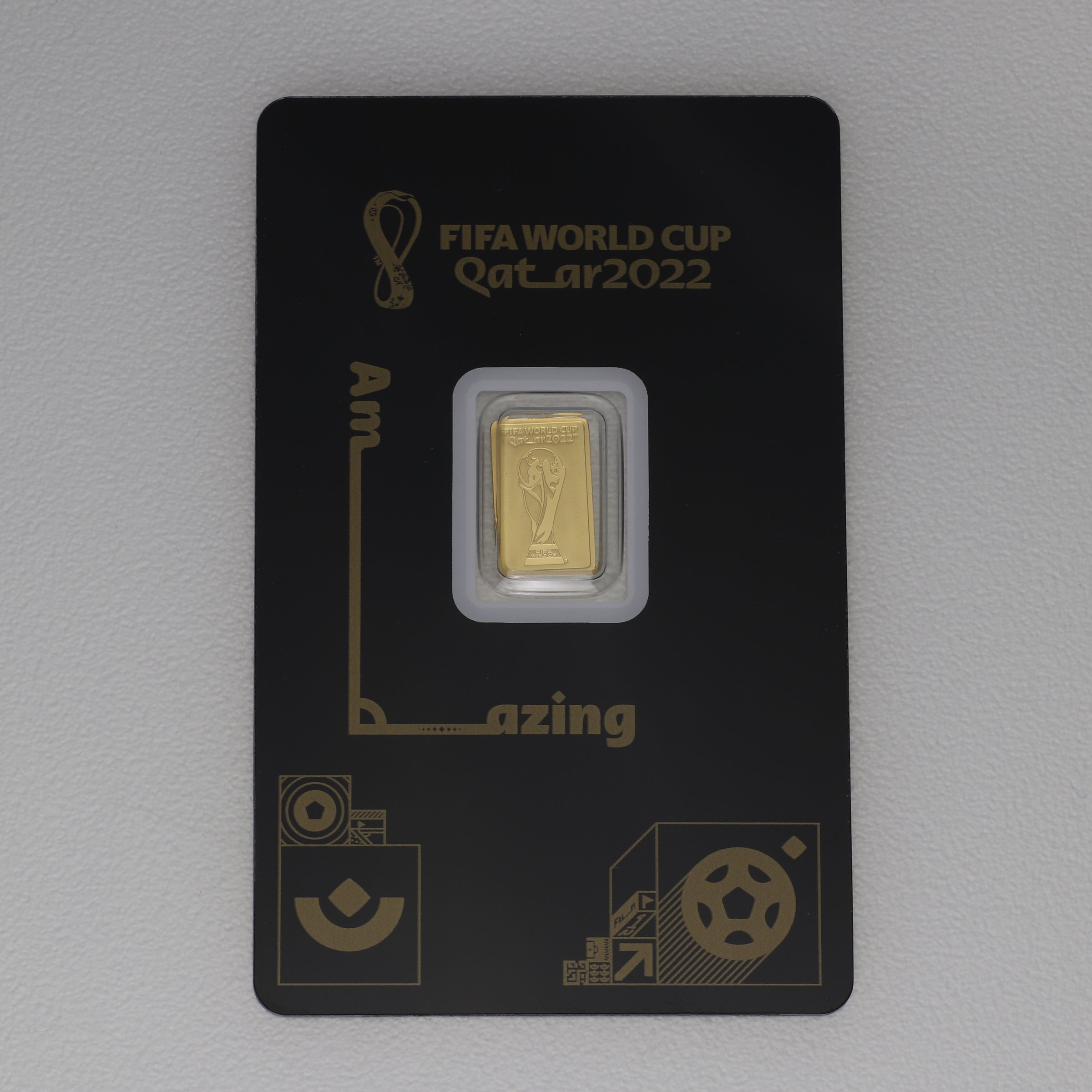 Goldbarren 1g "Fifa World Cup Qatar" 2022 - Hauptansicht