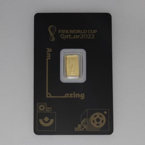 Goldbarren 1g "Fifa World Cup Qatar" 2022 - Hauptansicht