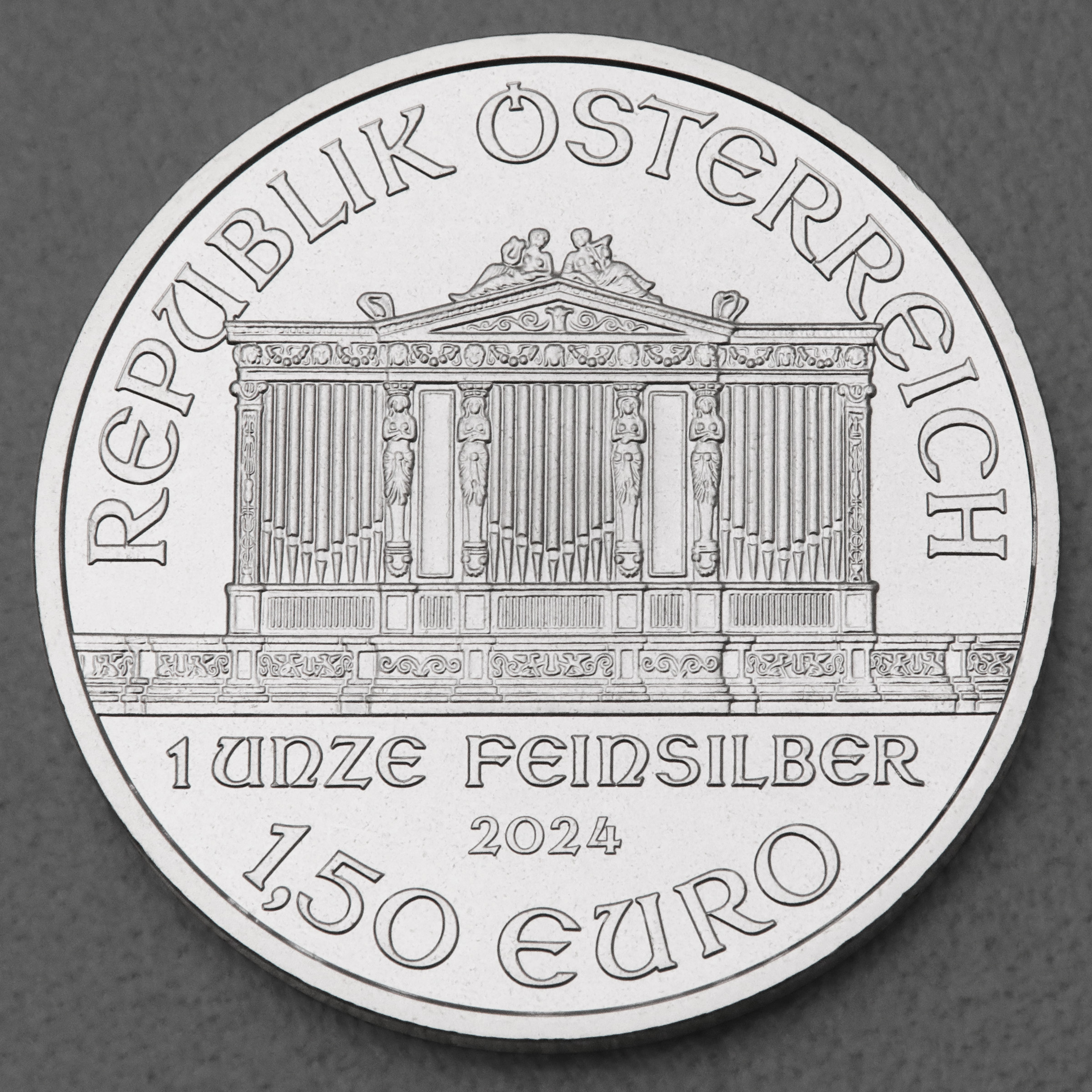 Silbermünze 1oz "Wiener Philharmoniker" aktueller Jahrgang diff. (Österreich) - Detailansicht 1