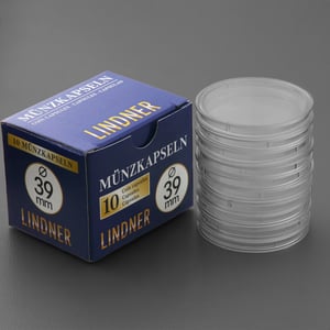 Münzkapseln 39mm 10er-Packung - Hauptansicht