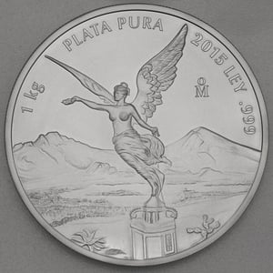 Silbermünze 1kg "Libertad" 2015 (Mexiko) - Hauptansicht