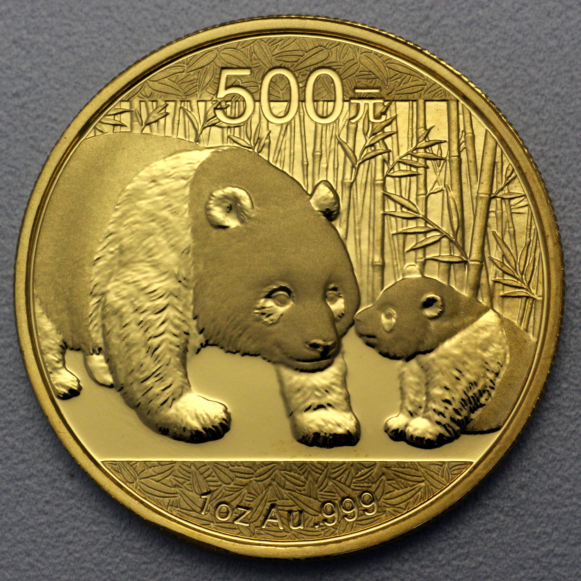 Goldmünze 1oz "Panda" 2011 (China) - Hauptansicht