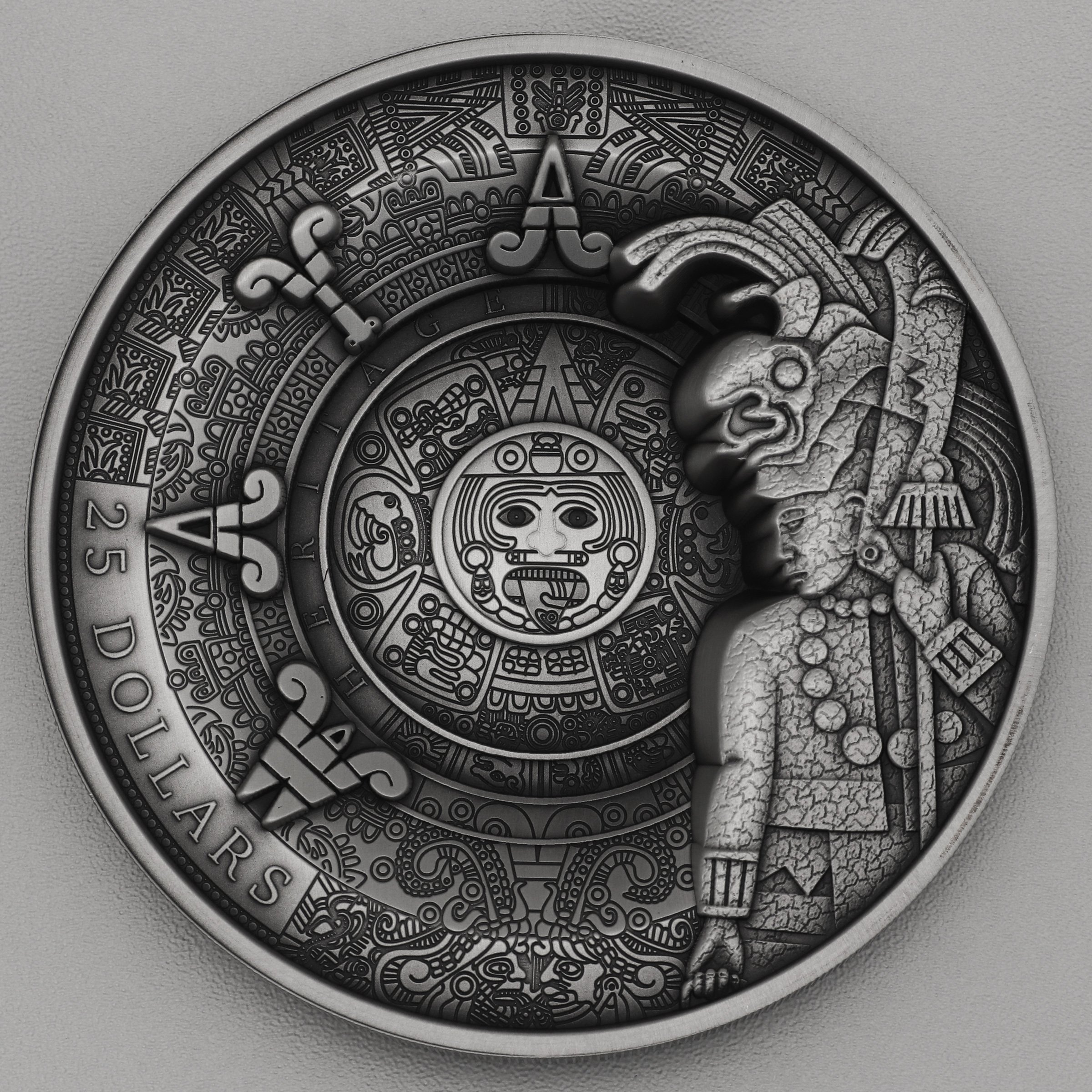 Silbermünze 1kg "Maya Heritage" 2018 Antique Finish (Samoa) - Hauptansicht